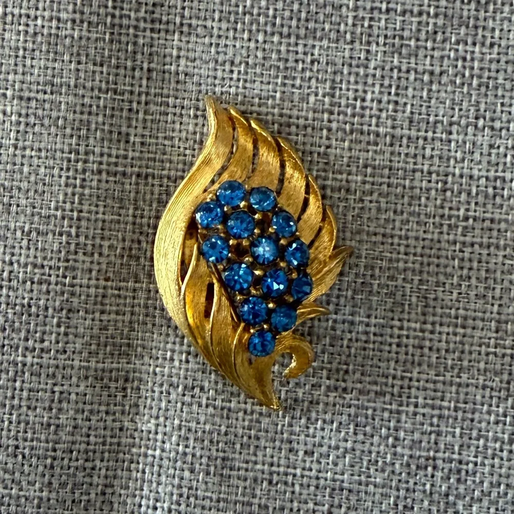 Elegant Gold and Blue Jewelry Set